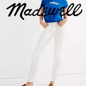MADEWELL WHITE High Riser Skinny Skinny Jean DENIM NWT Size 27